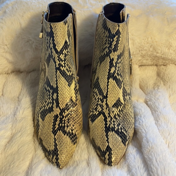 Cole Haan Eva Bootie Leather Embossed Snakeskin - Picture 3 of 17
